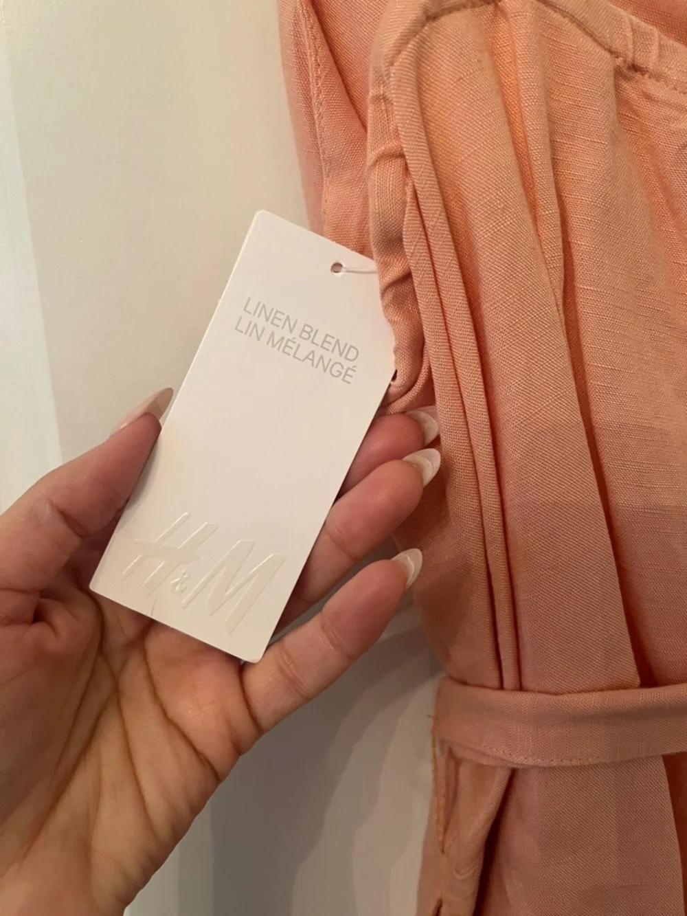 H&M Peach Tie-Waist Romper - Picture 3 of 6